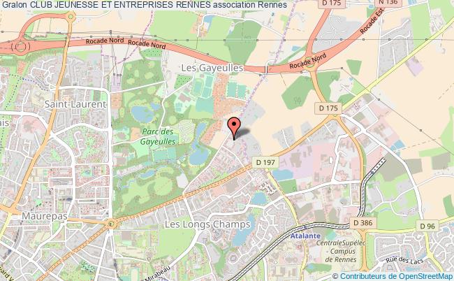 plan association Club Jeunesse Et Entreprises Rennes Rennes
