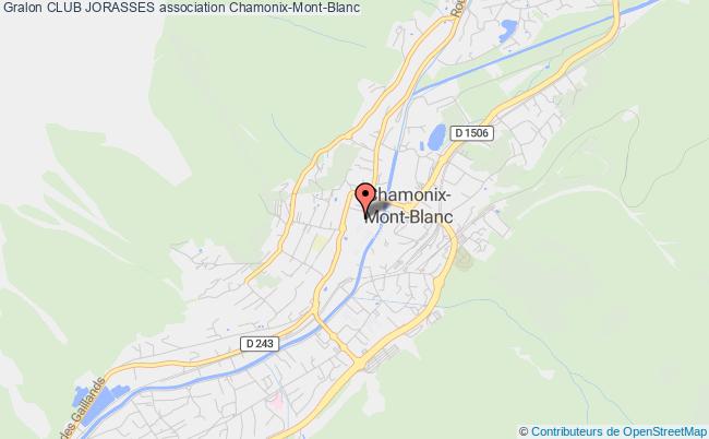 plan association Club Jorasses Chamonix-Mont-Blanc