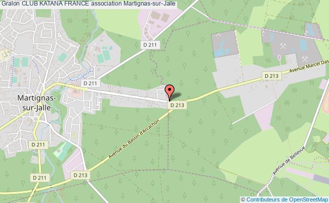 plan association Club Katana France Martignas-sur-Jalle