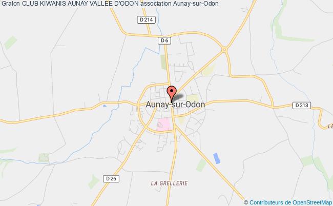plan association Club Kiwanis Aunay Vallee D'odon Aunay-sur-Odon
