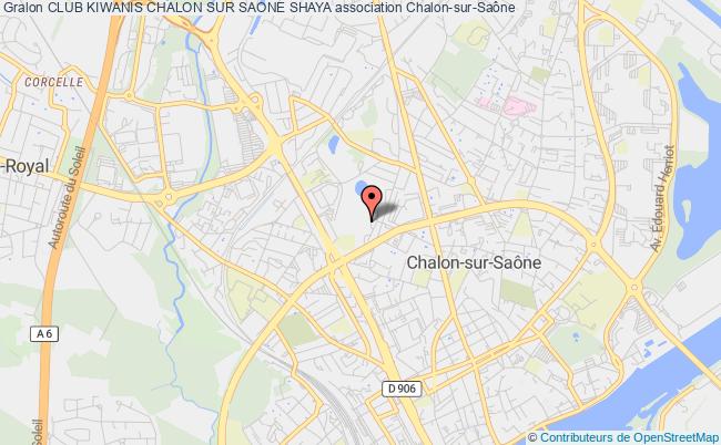 plan association Club Kiwanis Chalon Sur Saone Shaya Chalon-sur-Saône