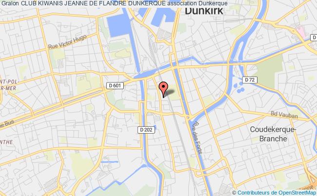 plan association Club Kiwanis Jeanne De Flandre Dunkerque Dunkerque