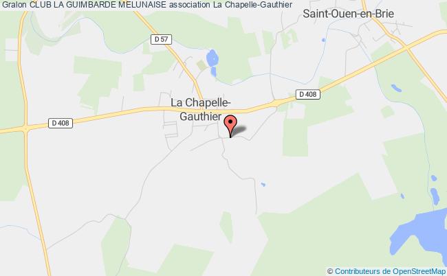plan association Club La Guimbarde Melunaise La    Chapelle-Gauthier