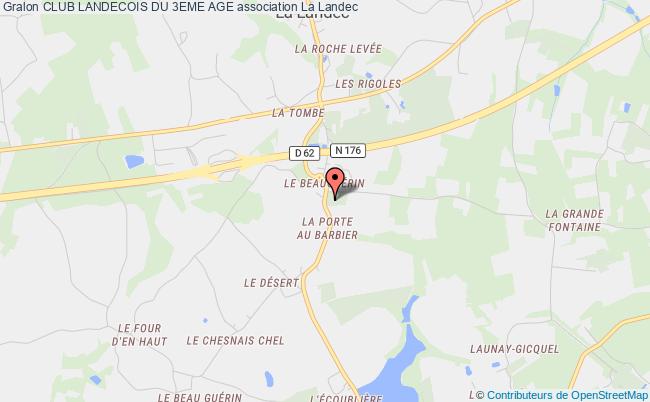 plan association Club Landecois Du 3eme Age La    Landec