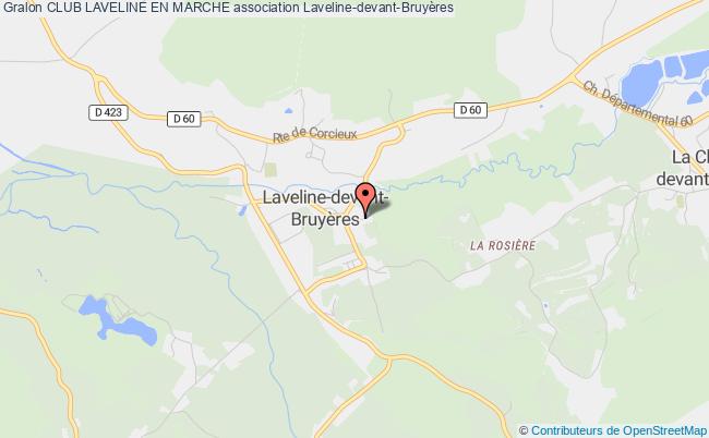 plan association Club Laveline En Marche Laveline-devant-Bruyères