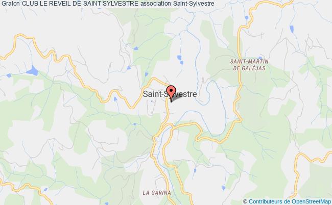 plan association Club Le Reveil De Saint Sylvestre Saint-Sylvestre
