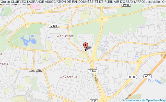 CLUB LEO LAGRANGE ASSOCIATION DE RANDONNÉES ET DE PLEIN AIR D'ORSAY (ARPO)