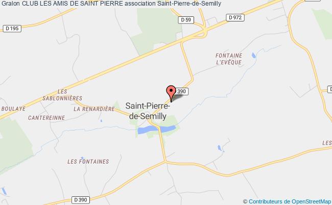 plan association Club Les Amis De Saint Pierre Saint-Pierre-de-Semilly