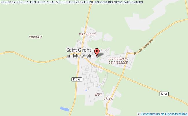 plan association Club Les Bruyeres De Vielle-saint-girons Vielle-Saint-Girons