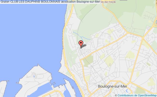 plan association Club Les Dauphins Boulonnais Boulogne-sur-Mer