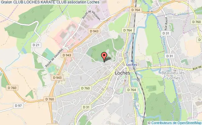 plan association Club Loches Karate Club Loches