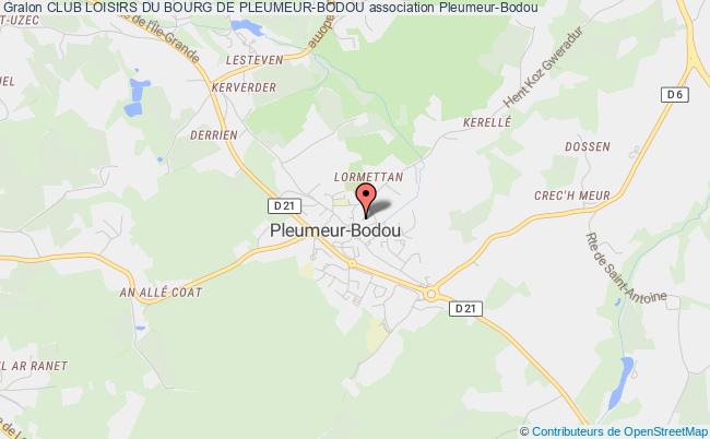 plan association Club Loisirs Du Bourg De Pleumeur-bodou Pleumeur-Bodou