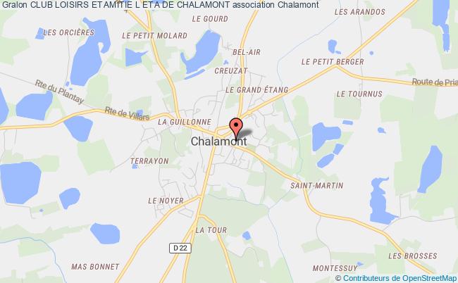 plan association Club Loisirs Et Amitie L Et A De Chalamont Chalamont