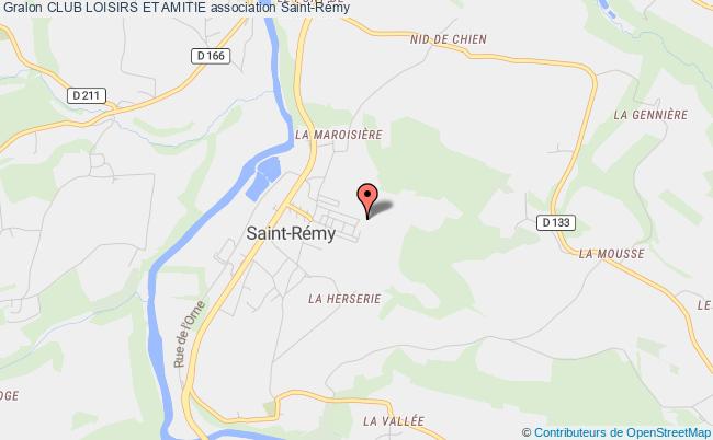plan association Club Loisirs Et Amitie Saint-Rémy
