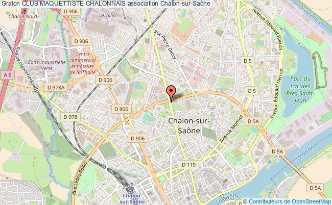 plan association Club Maquettiste Chalonnais Chalon-sur-Saône