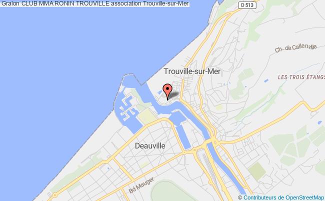 plan association Club Mma Ronin Trouville Trouville-sur-Mer