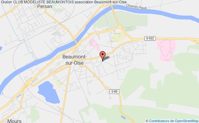 plan association Club Modeliste Beaumontois Beaumont-sur-Oise