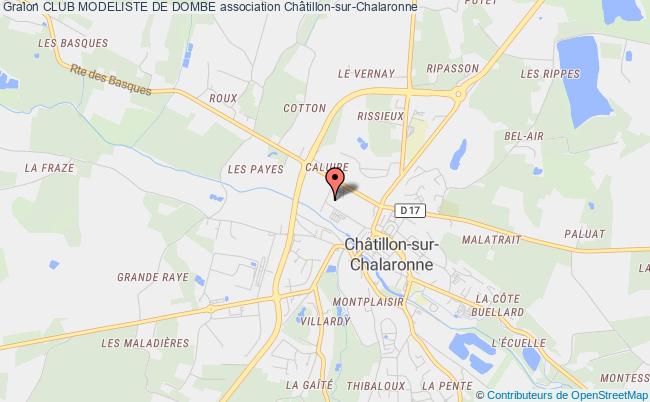 plan association Club Modeliste De Dombe Châtillon-sur-Chalaronne