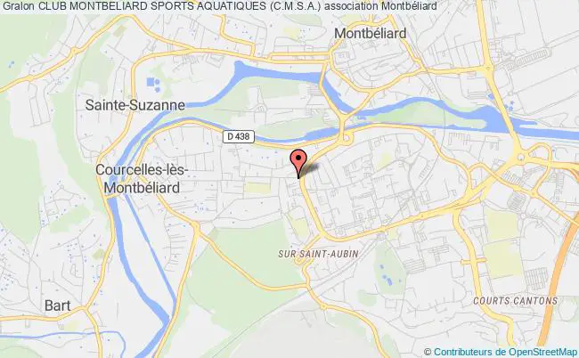 plan association Club Montbeliard Sports Aquatiques (c.m.s.a.) Montbéliard