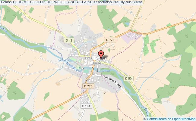 plan association Club Moto Club De Preuilly-sur-claise Preuilly-sur-Claise