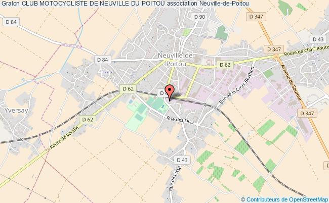 plan association Club Motocycliste De Neuville Du Poitou Neuville-de-Poitou