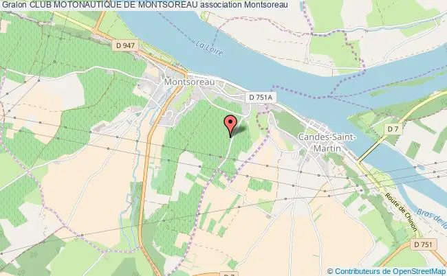 plan association Club Motonautique De Montsoreau Montsoreau