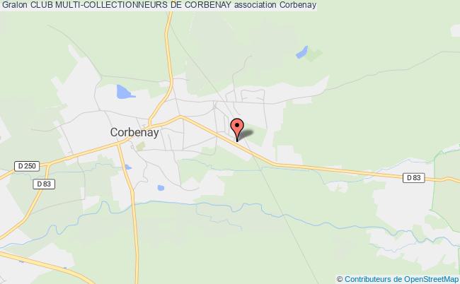 plan association Club Multi-collectionneurs De Corbenay Corbenay