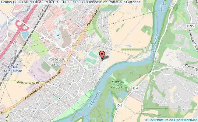 plan association Club Municipal Portesien De Sports Portet-sur-Garonne