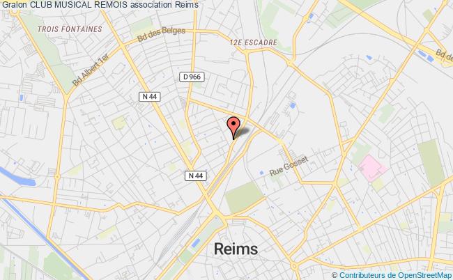 plan association Club Musical Remois Reims