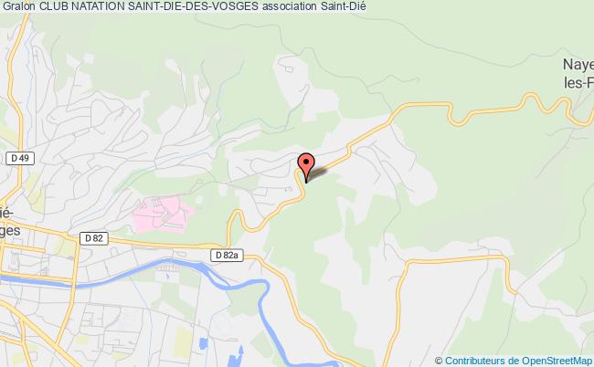 plan association Club Natation Saint-die-des-vosges Saint-Dié-des-Vosges