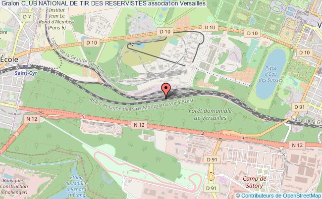 plan association Club National De Tir Des Reservistes Versailles