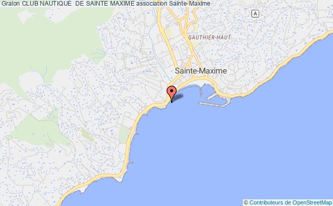plan association Club Nautique  De Sainte Maxime Sainte-Maxime
