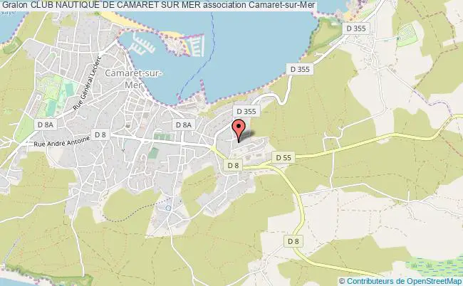 plan association Club Nautique De Camaret Sur Mer Camaret-sur-Mer