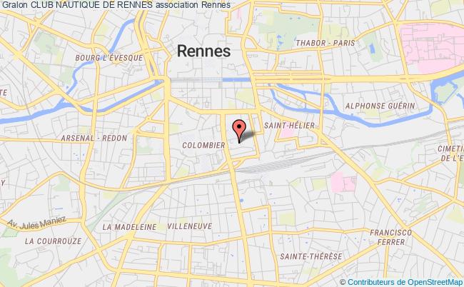 plan association Club Nautique De Rennes Rennes