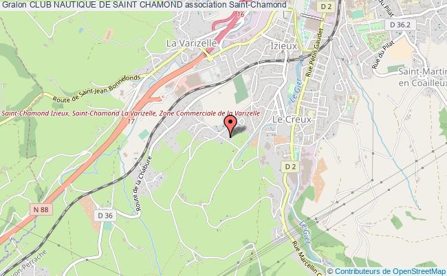 plan association Club Nautique De Saint Chamond Saint-Chamond