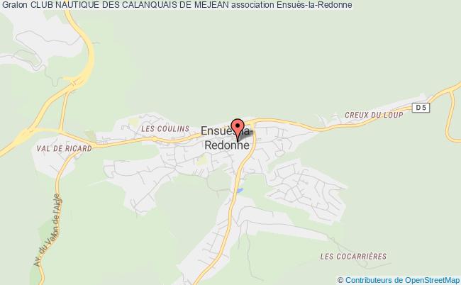 plan association Club Nautique Des Calanquais De Mejean Ensuès-la-Redonne