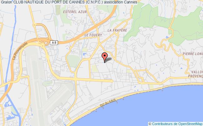 plan association Club Nautique Du Port De Cannes (c.n.p.c.) Cannes