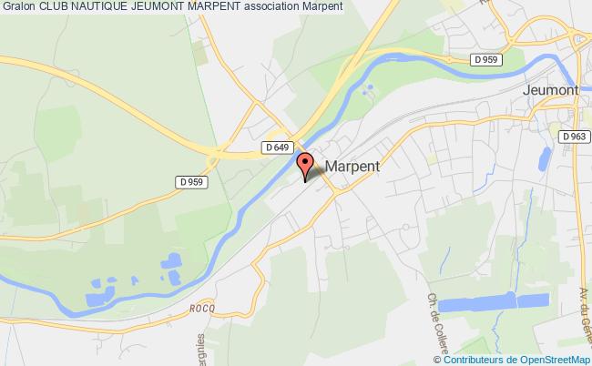 plan association Club Nautique Jeumont Marpent Marpent