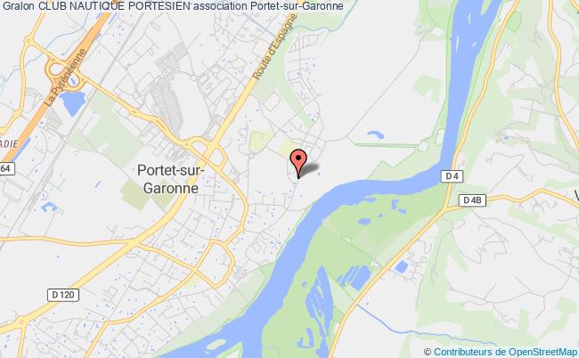 plan association Club Nautique Portesien Portet-sur-Garonne