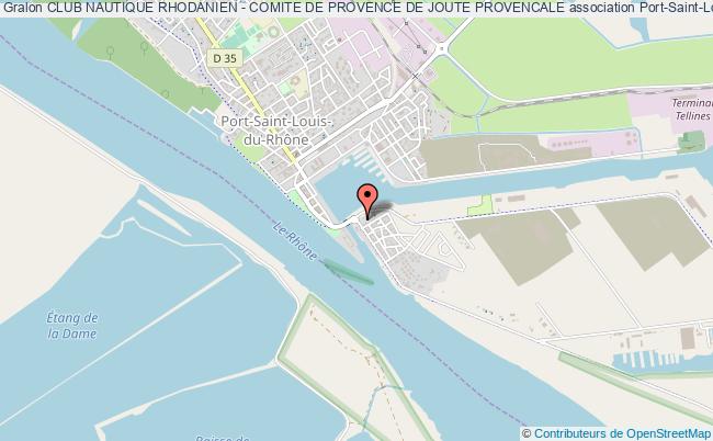 plan association Club Nautique Rhodanien - Comite De Provence De Joute Provencale Port-Saint-Louis-du-Rhône