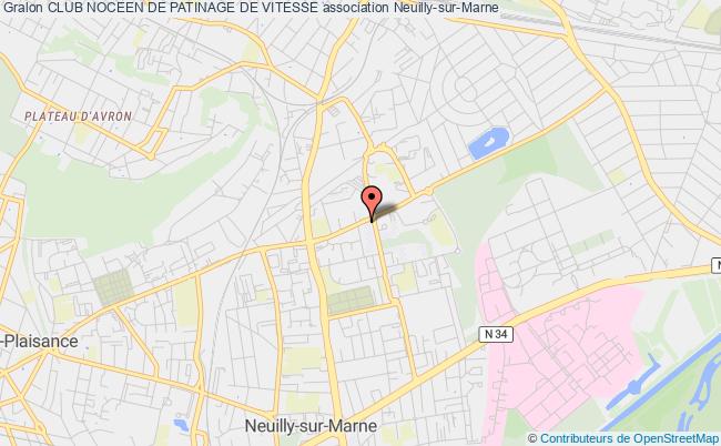 plan association Club Noceen De Patinage De Vitesse Neuilly-sur-Marne