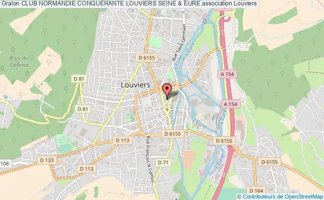 plan association Club Normandie ConquÉrante Louviers Seine & Eure Louviers