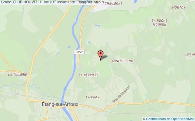 plan association Club Nouvelle Vague Étang-sur-Arroux