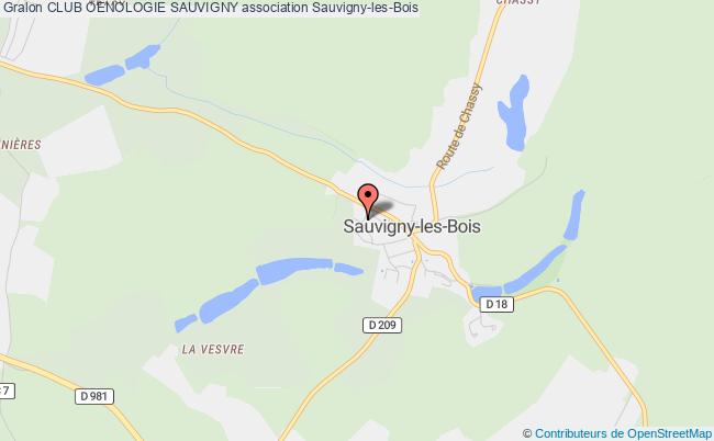 plan association Club Oenologie Sauvigny Sauvigny-les-Bois