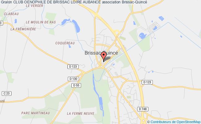 plan association Club Oenophile De Brissac Loire Aubance Brissac-Quincé