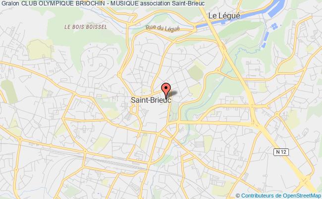 plan association Club Olympique Briochin - Musique Saint-Brieuc