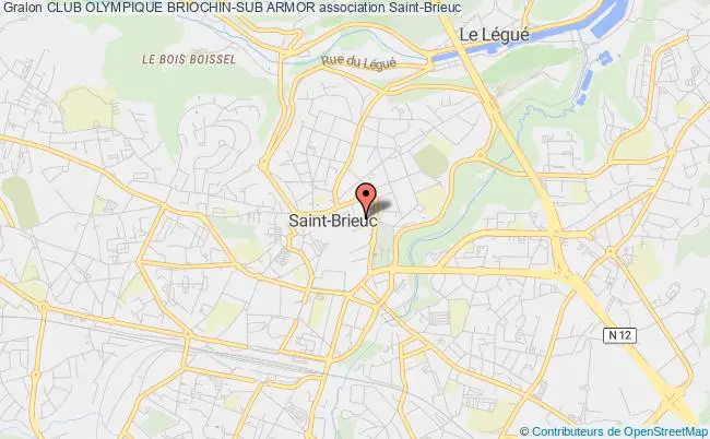 plan association Club Olympique Briochin-sub Armor Saint-Brieuc