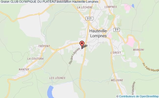 plan association Club Olympique Du Plateau Plateau d?Hauteville