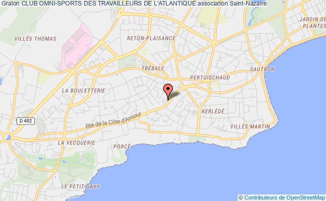 plan association Club Omni-sports Des Travailleurs De L'atlantique Saint-Nazaire