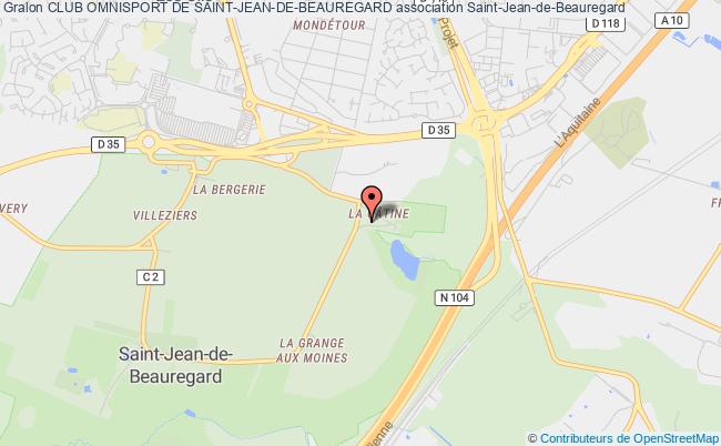 plan association Club Omnisport De Saint-jean-de-beauregard Saint-Jean-de-Beauregard